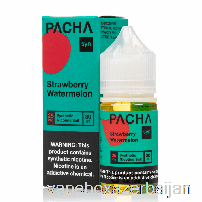 E-Juice Vape Strawberry Watermelon - Pachamama SALTS - 30mL 25mg